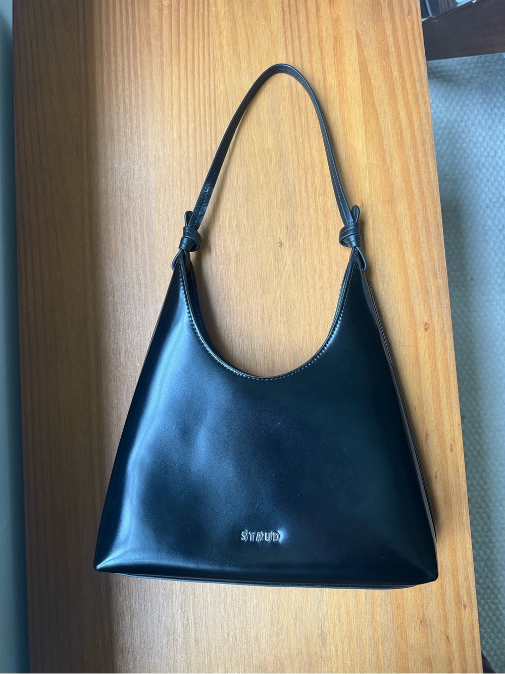 New Staud Winona Shoulder Black Bag - Picture 5 of 13